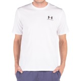 Ανδρική Κοντομάνικη Μπλούζα Λευκή - Under Armour Sportstyle Left Chest Εικόνα 1