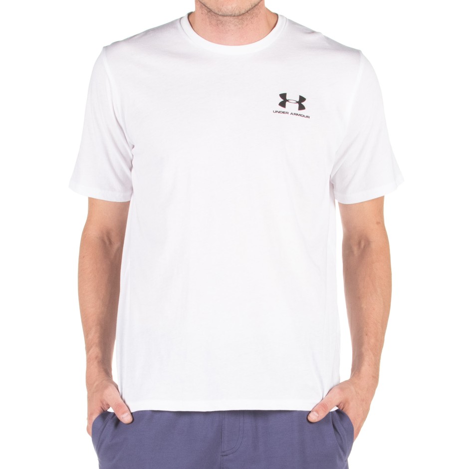 UNDER ARMOUR SPORTSTYLE LEFT CHEST SS 1326799-100 White