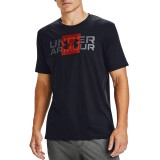 UNDER ARMOUR BOX LOGO WORDMARK SS 1357156-001 Black Image 