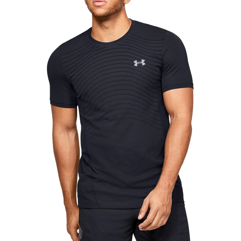 UNDER ARMOUR SEAMLESS WAVE SS 1351450-001 Black