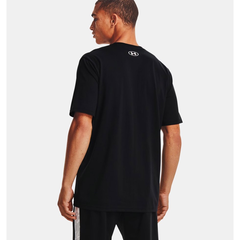 UNDER ARMOUR ABC CAMO BOXED LOGO SS 1361673-001 Black