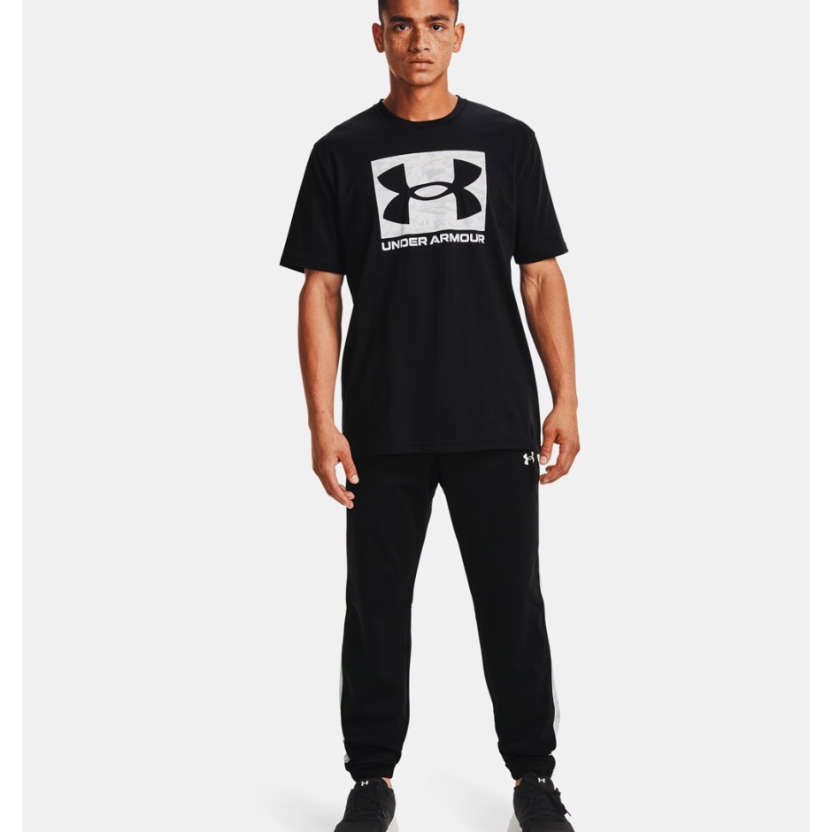 UNDER ARMOUR ABC CAMO BOXED LOGO SS 1361673-001 Black