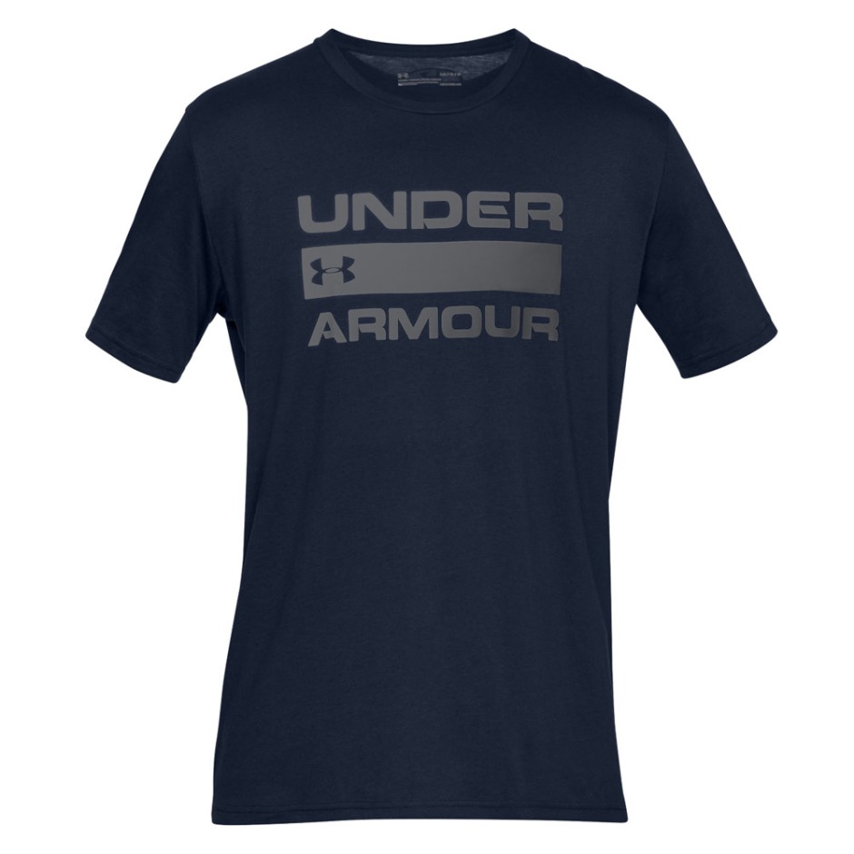 Under Armour Team Issue Wordmark Μπλε - Ανδρική Κοντομάνικη Μπλούζα Προπόνησης