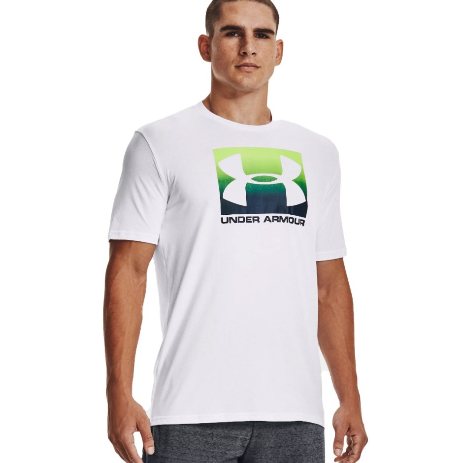 UNDER ARMOUR BOXED SPORTSTYLE SHORT SLEEVE 1329581-103 Λευκό