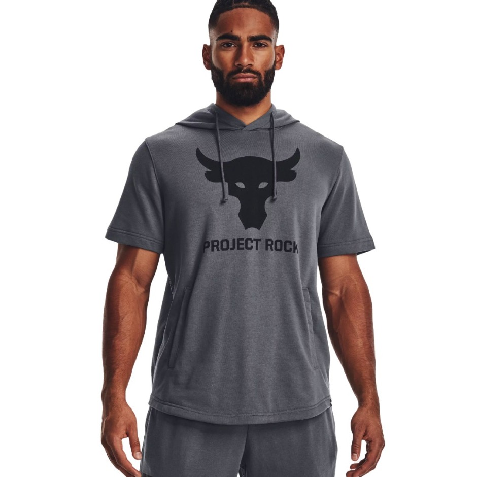 UNDER ARMOUR PJT ROCK TERRY SS 6M HD 1377427-012 Coal