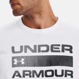 UNDER ARMOUR TEAM ISSUE WORDMARK SHORT SLEEVE Λευκό