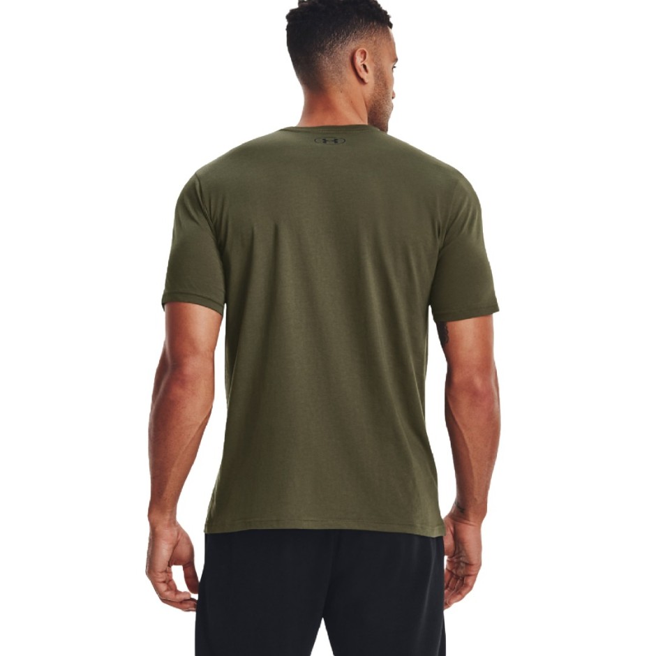 Ανδρική Κοντομάνικη Μπλούζα Χακί - Under Armour Sportstyle Left Chest