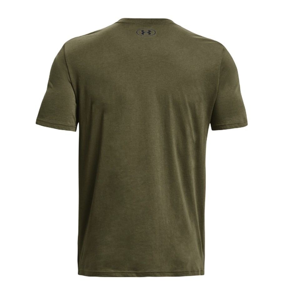 Ανδρική Κοντομάνικη Μπλούζα Χακί - Under Armour Sportstyle Left Chest