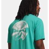Under Armour Project Rock Night Crew Βεραμάν - Ανδρική Κοντομάνικη Μπλούζα Προπόνησης Εικόνα 1