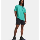 Under Armour Project Rock Night Crew Βεραμάν - Ανδρική Κοντομάνικη Μπλούζα Προπόνησης Εικόνα 2