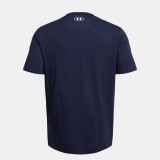 Under Armour Sportstyle Left Chest Μπλε - Ανδρική Κοντομάνικη Μπλούζα Εικόνα 2