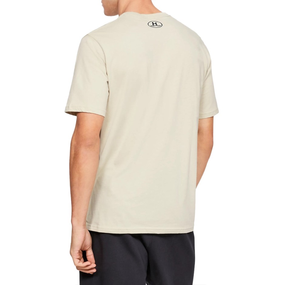 Under Armour Sportstyle Left Chest Χακί - Ανδρική Κοντομάνικη Μπλούζα