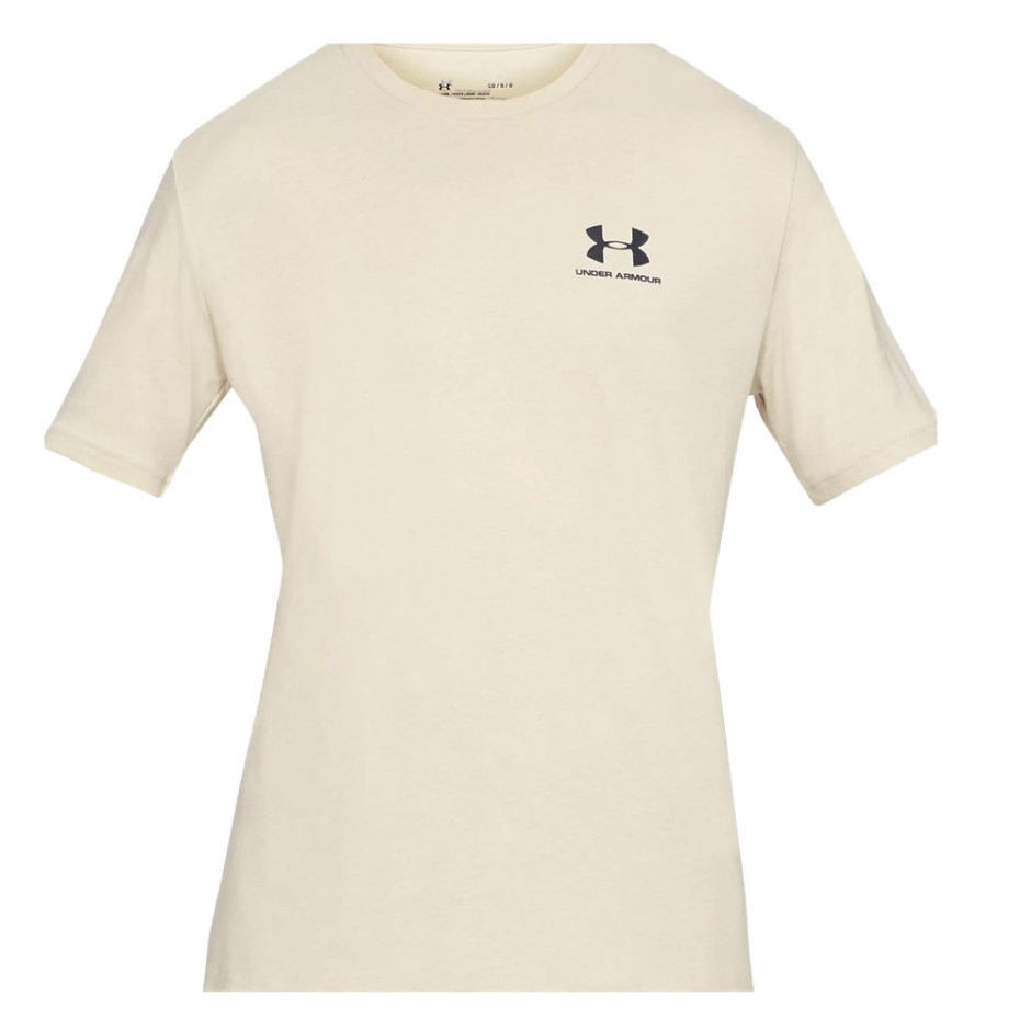 Under Armour Sportstyle Left Chest Χακί - Ανδρική Κοντομάνικη Μπλούζα