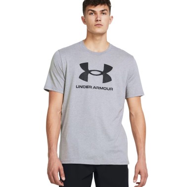 Ανδρική Κοντομάνικη Μπλούζα Γκρι - Under Armour Sportstyle Logo