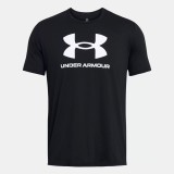 Ανδρική Κοντομάνικη Μπλούζα Μαύρη - Under Armour Sportstyle Logo Εικόνα 1