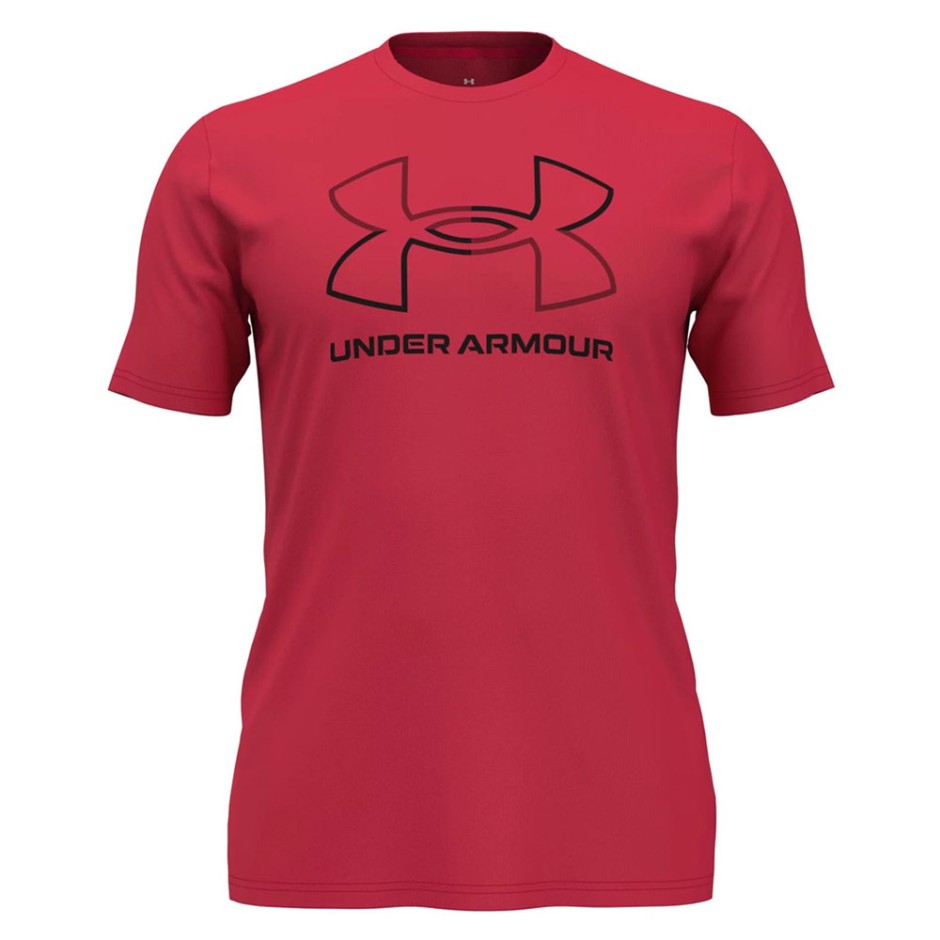 Under Armour Foundation Κόκκινο - Ανδρική Κοντομάνικη Μπλούζα Προπόνησης