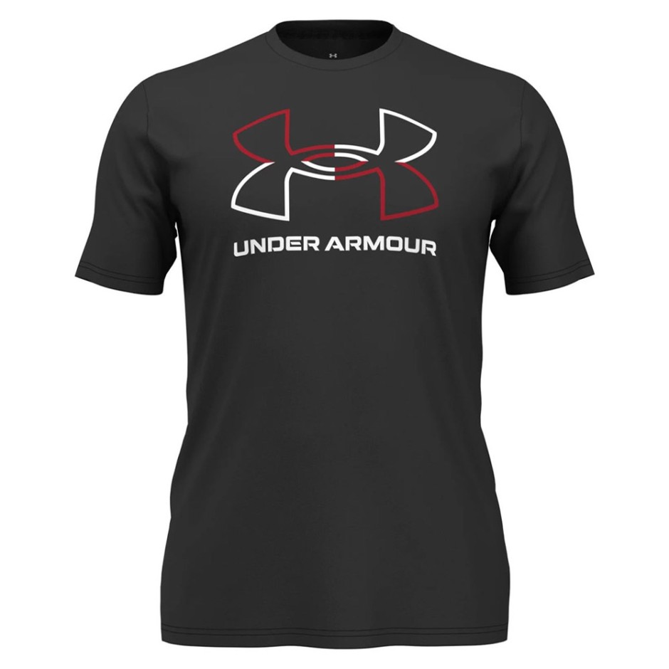 Under Armour Foundation Μαύρο - Ανδρική Κοντομάνικη Μπλούζα Προπόνησης