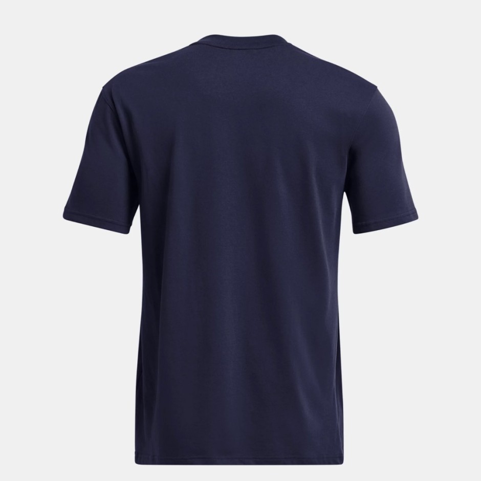 Ανδρική Κοντομάνικη Μπλούζα Μπλε - Under Armour Heavyweight Armour Label