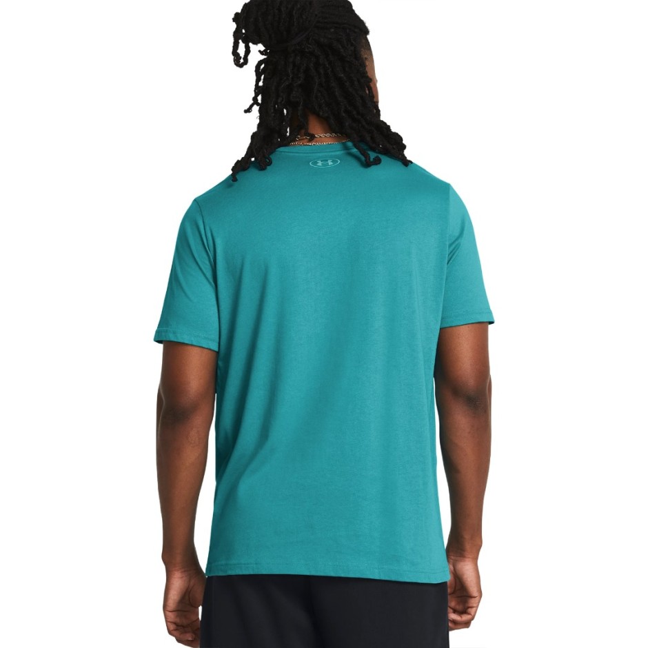 UNDER ARMOUR PJT RCK PAYOFF GRAPHC SS 1383191-464 Turquoise