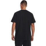 UNDER ARMOUR M LOGO EMB HEAVYWEIGHT SS 1373977-001 Black Image 0