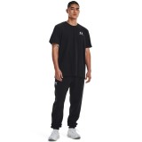 UNDER ARMOUR M LOGO EMB HEAVYWEIGHT SS 1373977-001 Black Image 2