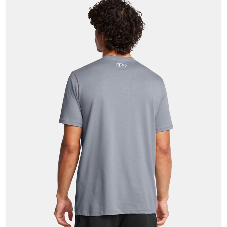 Ανδρική Κοντομάνικη Μπλούζα Γκρι - Under Armour Sportstyle Logo