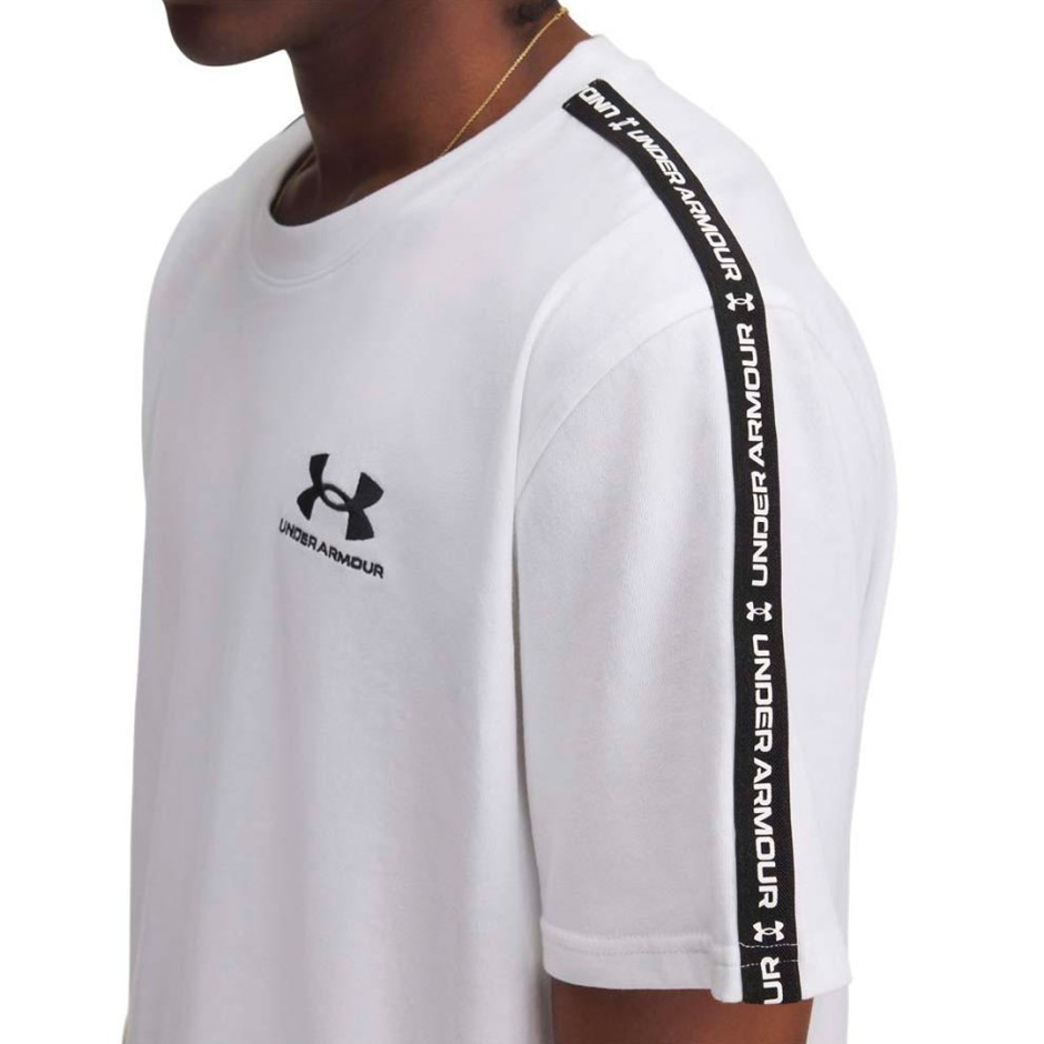 UNDER ARMOUR ICON HWT TEE TAPING 1390300-100 White