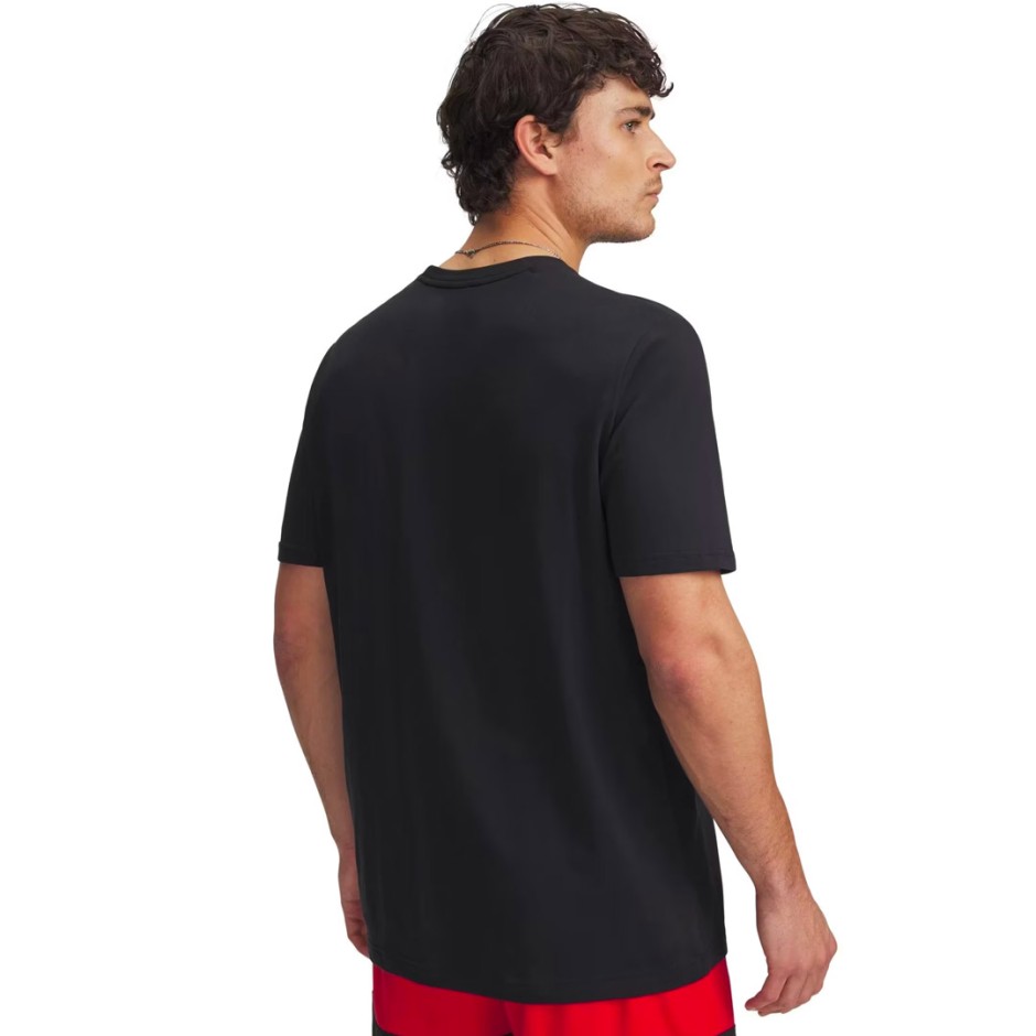 Ανδρική Κοντομάνικη Μπλούζα Μαύρη - Under Armour Hoops Net