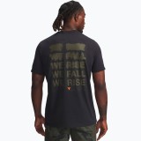 UNDER ARMOUR PJT RCK Q4 SS 1 6005034-002 Black Image 0