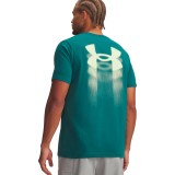 UNDER ARMOUR M BLUR LOGO SS 6009245-338 Petrol Image 0