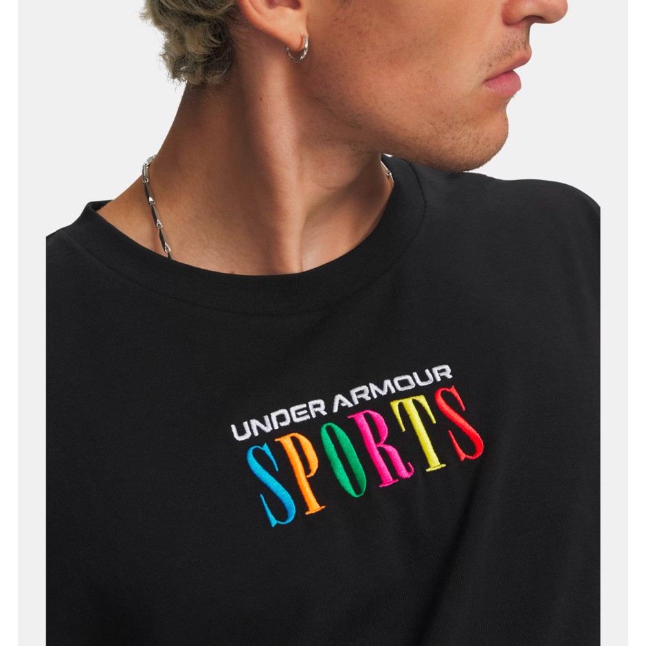 UNDER ARMOUR M HWT SPORTS SS 6009268-008 Black