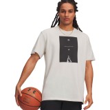 Ανδρική Κοντομάνικη Μπλούζα Εκρού - Under Armour Curry Greatest Shooter Εικόνα 