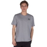 Ανδρική Κοντομάνικη Μπλούζα Γκρι - Under Armour Sportstyle Left Chest Εικόνα 