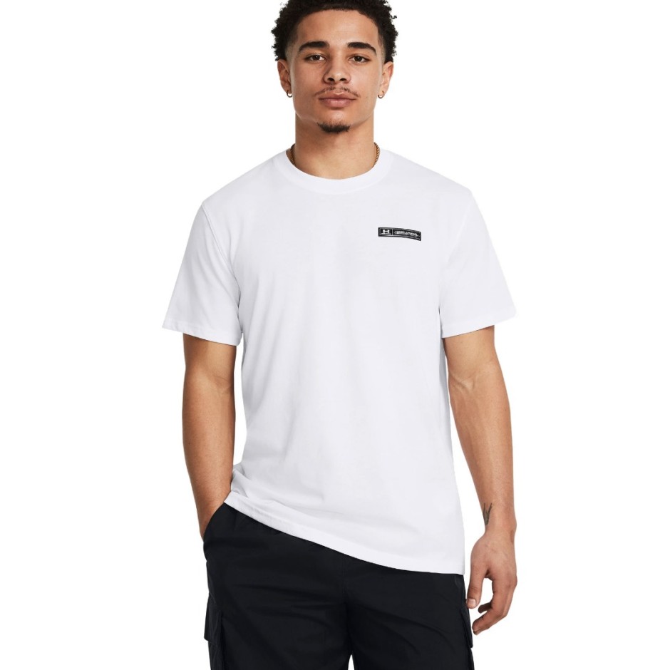 UNDER ARMOUR HW ARMOUR LABEL SS 1382831-101 White