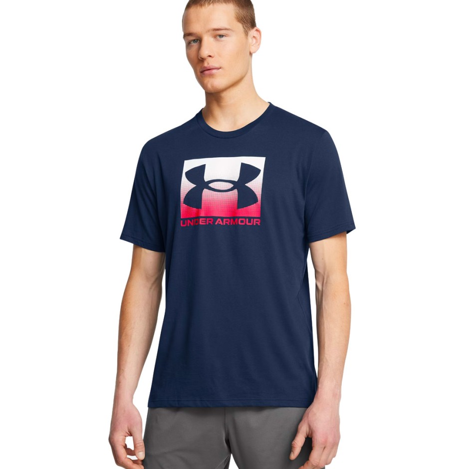 Ανδρική Κοντομάνικη Μπλούζα Μπλε - Under Armour Boxed