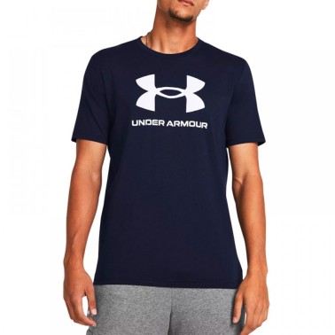 Ανδρική Κοντομάνικη Μπλούζα Μπλε - Under Armour Sportstyle Logo