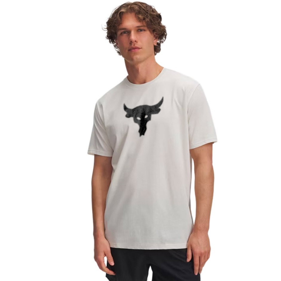 UNDER ARMOUR PROJECT ROCK PAYOFF GRAPHC SS 1383191 Ecru