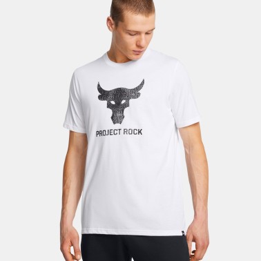 UNDER ARMOUR PROJECT ROCK PAYOFF GRAPHC SS 1383191-100 White