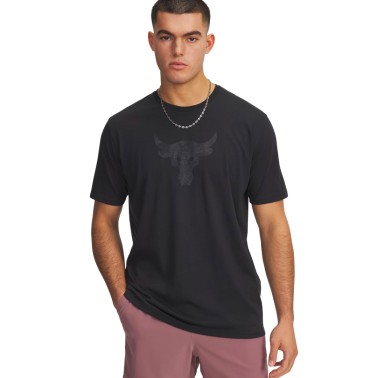 Ανδρική Κοντομάνικη Μπλούζα Προπόνησης Μαύρη - Under Armour Project Rock Payoff Graphic