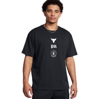 UNDER ARMOUR PROJECT ROCK TERRY TOP Q3 1386880-001 Black