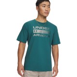 UNDER ARMOUR TEAM ISSUE WORDMARK SS 1329582-338 Petrol Image 