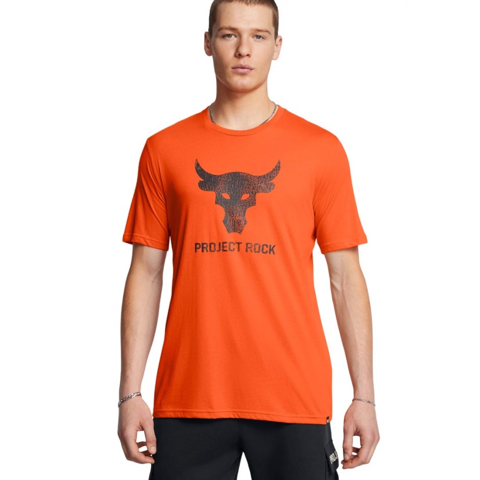 UNDER ARMOUR PROJECT ROCK PAYOFF GRAPHC SS 1383191-800 Orange