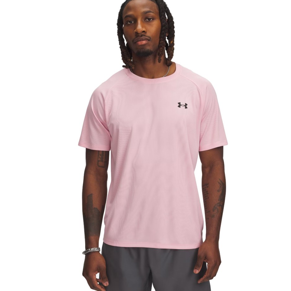 UNDER ARMOUR TECH TEXTURED SS 1382796-647 Pink