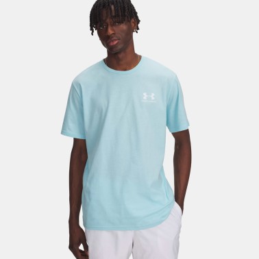 Ανδρική Κοντομάνικη Μπλούζα Σιέλ - Under Armour Sportstyle Left Chest