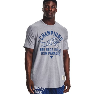UNDER ARMOUR UA PJT ROCK CHAMP SS 1376897-035 Grey