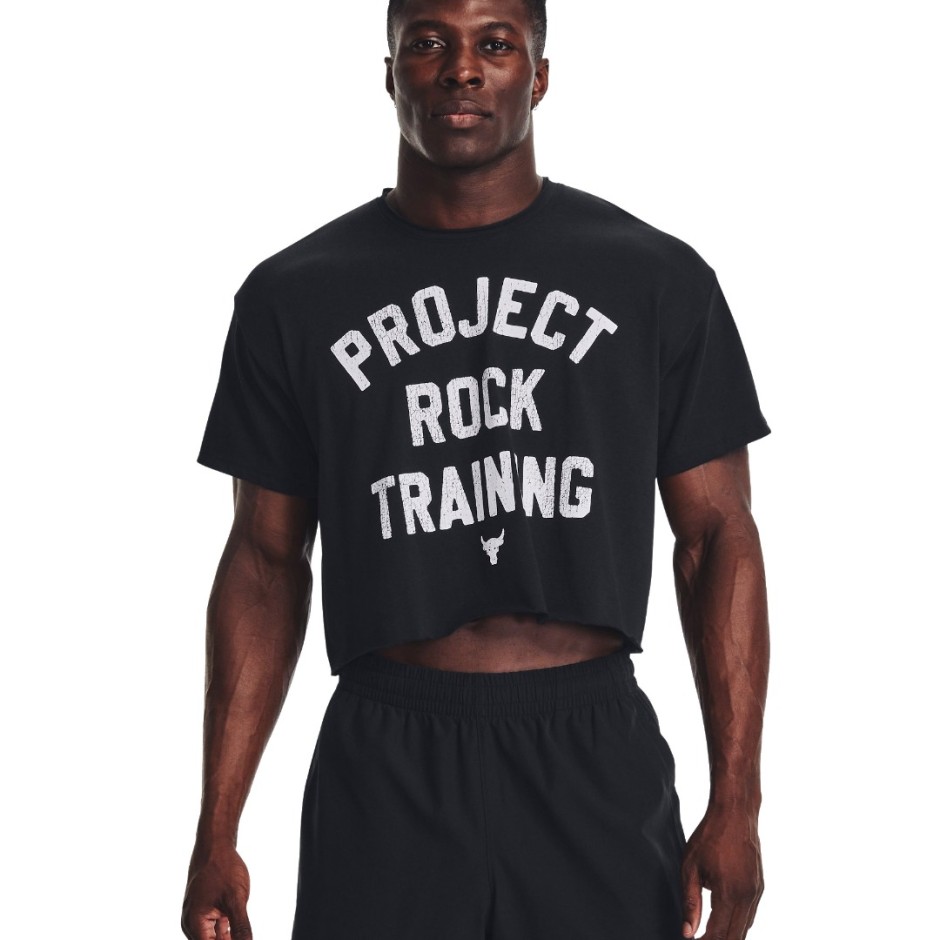 UNDER ARMOUR PJT ROCK HW CUTOFF T 1377441-001 Black