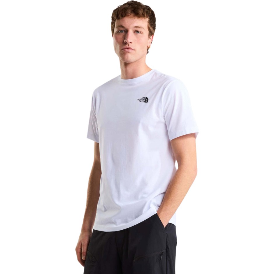 Men's T-Shirt White - The North Face Mountain Sketch