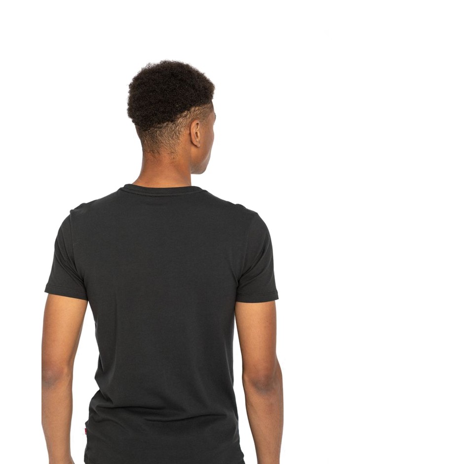 LEVI'S MEN V-NECK 2P 37152-0006-JET BLACK Μαύρο
