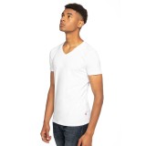 LEVI'S MEN V-NECK 2P 37152-0004-WHITE White Image 