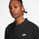 NIKE M NK CLUB KNIT LS POLO FQ3417-010 Black Image 1